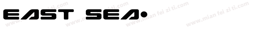 east sea字体转换